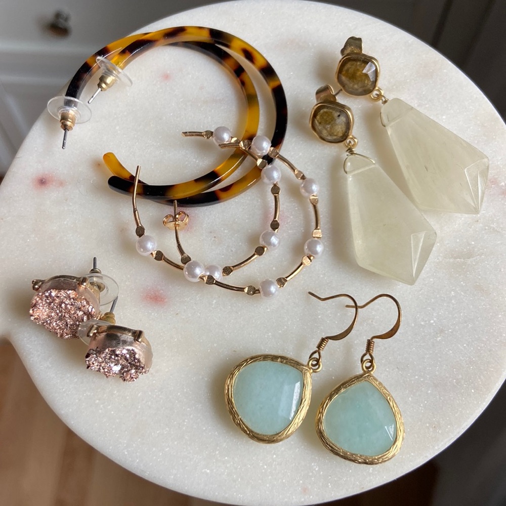 Earrings jewelry bundle